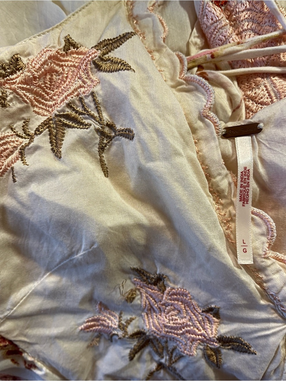 NWOT Free People Aubrey Embroidered Maxi Dress - Picture 15 of 15